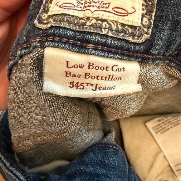 Women's Dark Blue Bootcut Levis Jeans - Picture 3 of 4